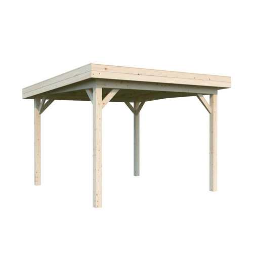 Thumbnail - PALMAKO Pavillon »Lenna Set «, BxHxT: 300 x 245 x 300 cm, naturbelassen - braun
