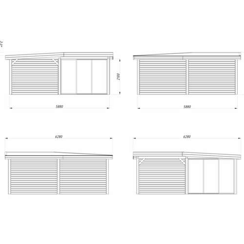 PALMAKO Pavillon »Lenna Set 412 Slide«...