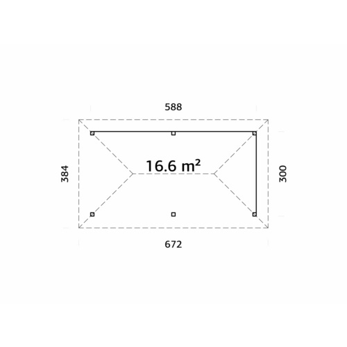 PALMAKO Pavillon »Bianca Set 109«, BxH...
