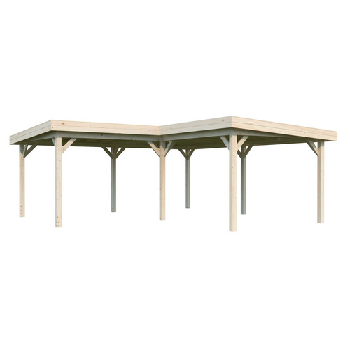 Thumbnail - PALMAKO Pavillon »Lenna«, BxHxT: 588 x 245 x 588 cm, Braun