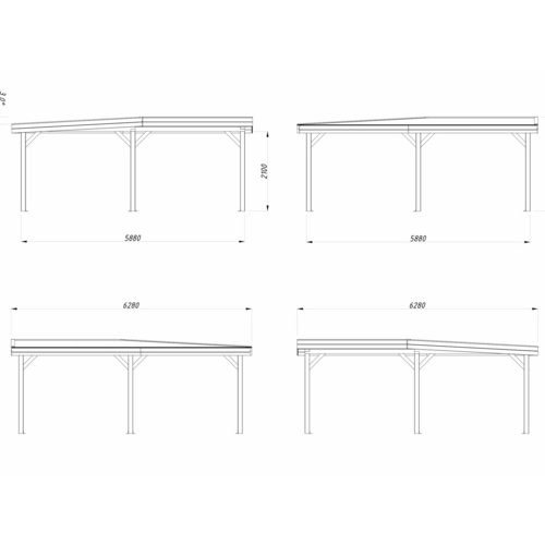 PALMAKO Pavillon »Lenna«, BxHxT: 588 x...