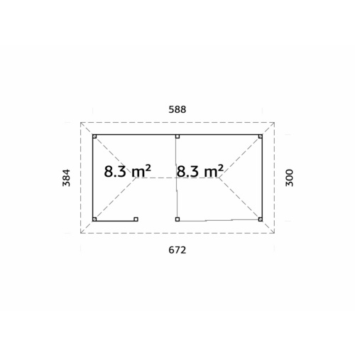 PALMAKO Pavillon »Bianca Set 207 Slide...