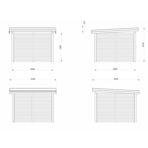 PALMAKO Pavillon »Lenna Set 302«, BxHx...