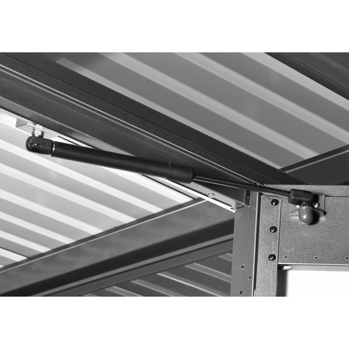 Mr. GARDENER Systemhaus »Premium«, Gr. 4, LxBxH: 274 x 274 x 218 cm, quarzgrau