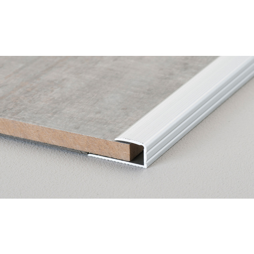 Thumbnail - CARL PRINZ Einfassprofil, BxL: 28 x 900 mm, Höhe: 13 mm, edelstahlfarben - silberfarben
