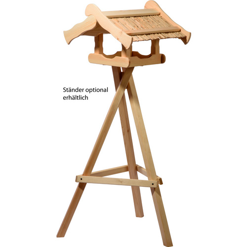 Thumbnail - DOBAR Vogelhaus »Kunoy«, mit Schilfdach, für Ständer - braun