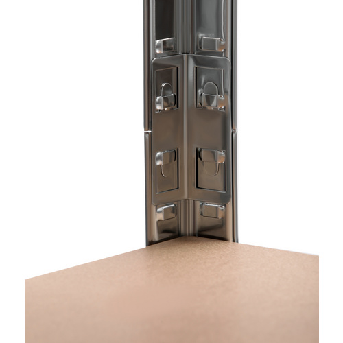 Thumbnail - SCHULTE REGALWELT Regal, Schwerlastregal M, 1800 x 900 x 450 mm, 1400 kg max. Belastung - grau
