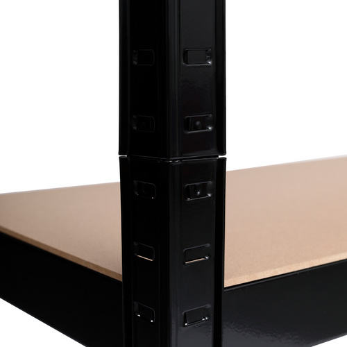 Thumbnail - SCHULTE REGALWELT Regal, , 5 Böden, 180 x 90 x 40 cm (HxBxT), 175 Kg Traglast pro Boden, schwarz