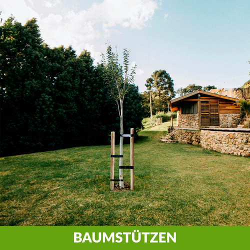 Thumbnail - Floranica Zaunpfahl, 90 cm hoch, Ø 6-8 cm, Haselnussholz - braun