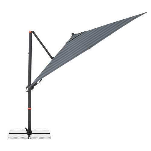 Thumbnail - DOPPLER Pendelschirm »MyZone «, 240 x 320 cm, rechteckig, Sonnenschutzfaktor: 50 - grau