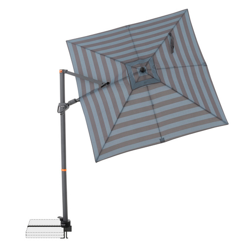 Thumbnail - DOPPLER Pendelschirm »MyZone «, 210 x 210 cm, quadratisch, Sonnenschutzfaktor: 50 - grau