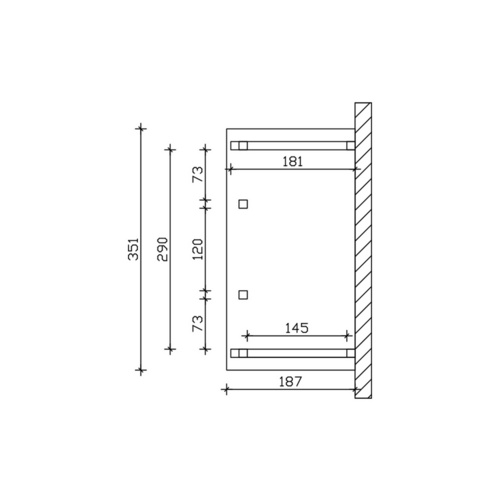 Thumbnail - SKANHOLZ Vordach »Wismar 8«, 351 x 187 cm (BxT), nordische Fichte, schiefergrau