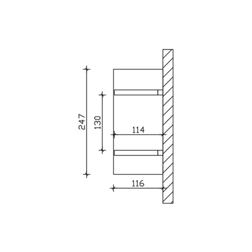 Thumbnail - SKANHOLZ Vordach »Siegen 1«, 247 x 116 cm (BxT), nordische Fichte, weiß - weiss