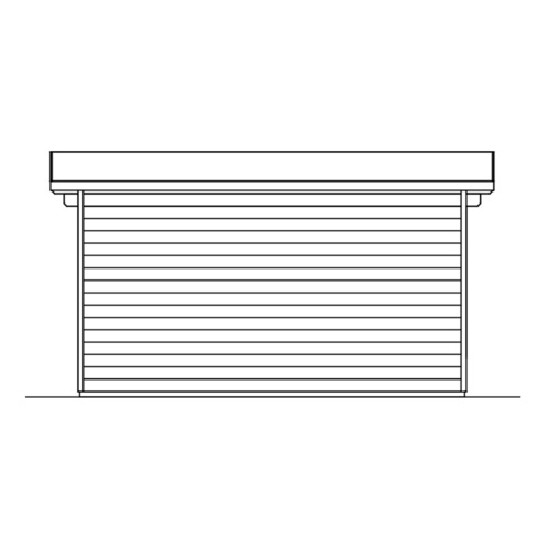 Thumbnail - SKANHOLZ Gartenhaus »Tournai 2«, 420 x 300 cm (BxT), nordische Fichte, schiefergrau