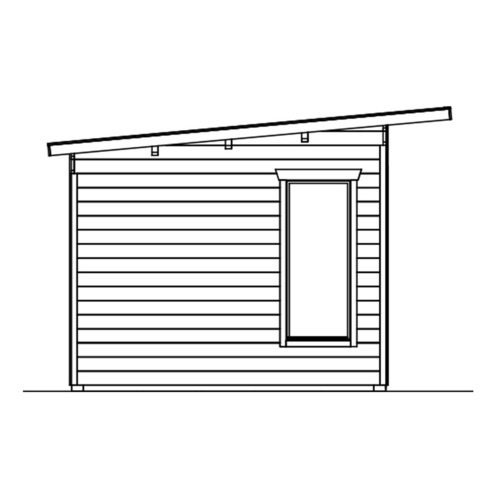 SKANHOLZ Gartenhaus »Tournai 2«, 420 x 300 cm (BxT), nordische Fichte, natur - beige