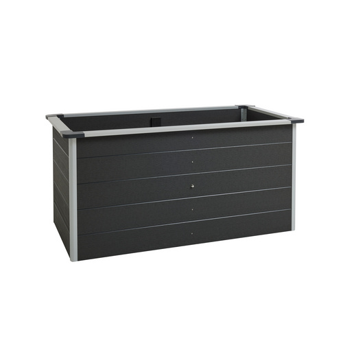 Thumbnail - Mr. GARDENER Schneckenschutz für WPC Hochbeet 160x70x75 cm, adonisiert - silberfarben