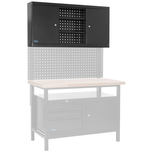 Thumbnail - GÜDE Wandschrank »Black Line«, BxH: 1190mm x 600mm - schwarz