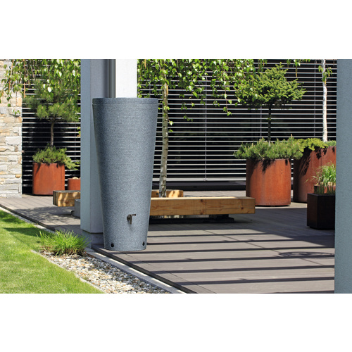 Thumbnail - Regentonne »Tubo«, 320 l, granit - grau