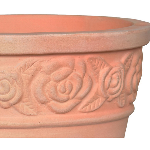 Thumbnail - hagebau Pflanzgefäß »Rose«, terrakotta, Rose, BxHxL: 35 x 28 x 35 cm - orange