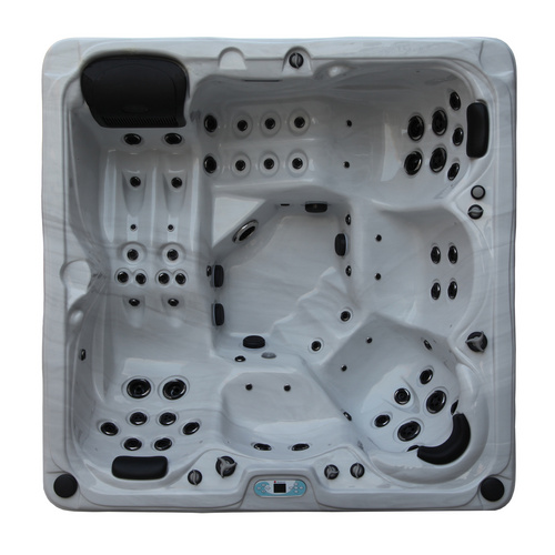 Thumbnail - Nordstrom Whirlpool »Sandefjord«, 230 x 230 cm - schwarz | weiss