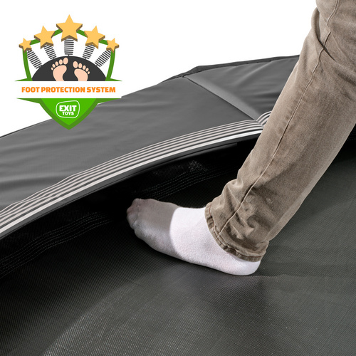 Thumbnail - EXIT Toys Trampolin »InTerra«, Ø 366 cm, max. 120 kg, ab 14 Jahre - schwarz