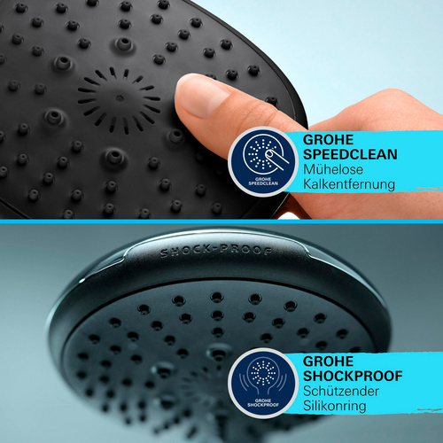 Thumbnail - GROHE Brausestange »Vitalio Start«, 2 Strahlarten (Rain, Jet), chrom - silberfarben