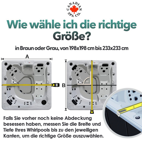 Canadian Spa Whirlpoolabdeckung Delux, 1... Canadian Spa Whirlpoolabdeckung Delux, 1...