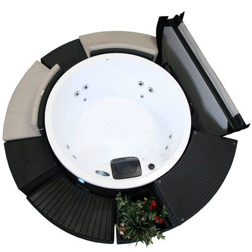 Thumbnail - Canadian Spa Whirlpool Abdeckhilfe, Lifter, für runde Whirlpools, klappbar und freistehend