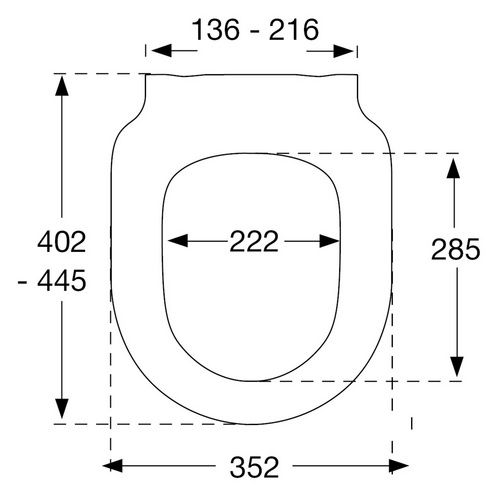 Thumbnail - h-Marke WC-Sitz »Perfect«, mit Absenkautomatik, Duroplast, weiß - weiss
