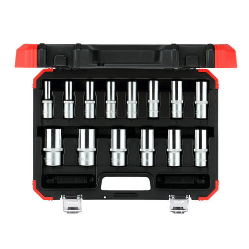 Thumbnail - GEDORE red Steckschlüsselsatz, 1/2" lang, 14-teilig - silberfarben