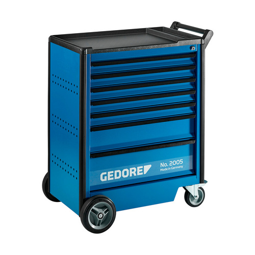 Thumbnail - GEDORE Werkzeugwagen, mit 308-teilig Werkzeugsortiment - blau | schwarz