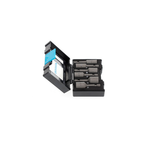 Thumbnail - GEDORE Steckschlüsselsatz, Bit-Box Steckschlüssel Maschinenaufnahme 6-teilig - silberfarben