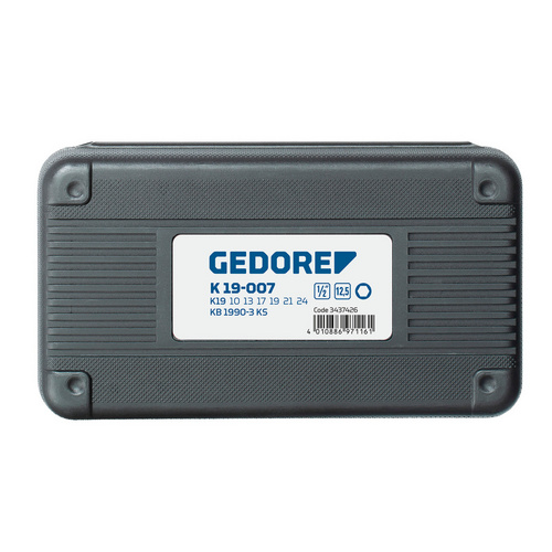 Thumbnail - GEDORE Steckschlüsseleinsatz, Kraftschrauber-Satz 1/2" 7-tlg - schwarz