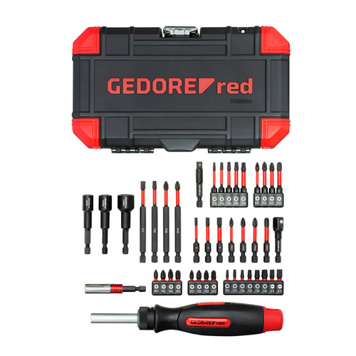 GEDORE red Bitsatz, Torsions-Bit-Satz, 43-teilig - schwarz