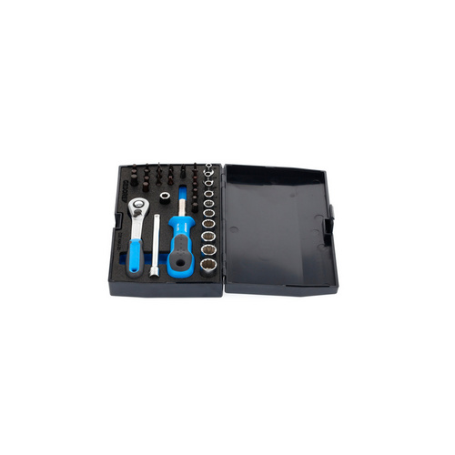 Thumbnail - GEDORE Steckschlüsselsatz, 1/4" 37-teilig UD-IN-IS-PH-PZ-TX - silberfarben