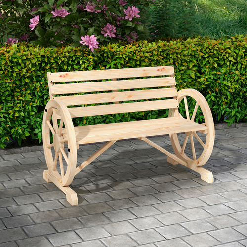Thumbnail - Outsunny Gartenbank, LxBxH: 105,5 x 56 x 79 cm - beige