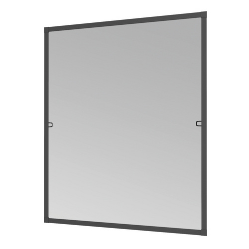 Image of WINDHAGER Insektenschutz, IS Plus Rahmen Fenster 130x150 cm, anthrazit - schwarz