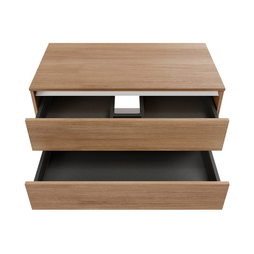 Thumbnail - FACKELMANN Waschtischunterbau »VITA«, VITA WT-Unterbau m. AP 2 Schubl. 1004 mm - braun