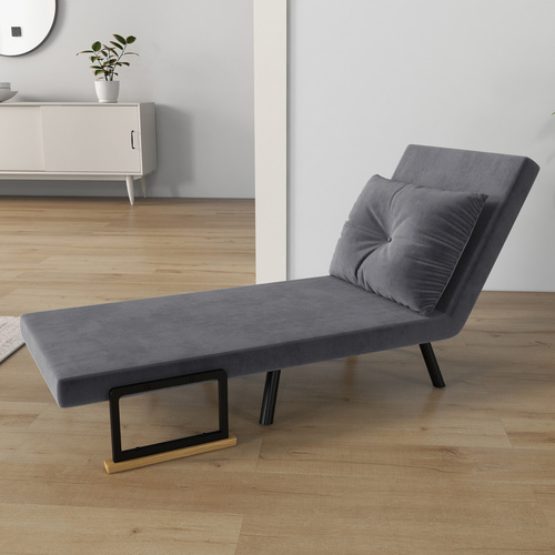 Thumbnail - HOMCOM Sessel, LxBxH: 63 x 73 x 81 cm - grau