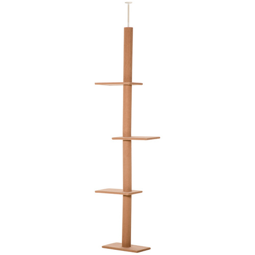 PawHut Kratzbaum, LxBxH: 43 x 27 x 228 cm - braun