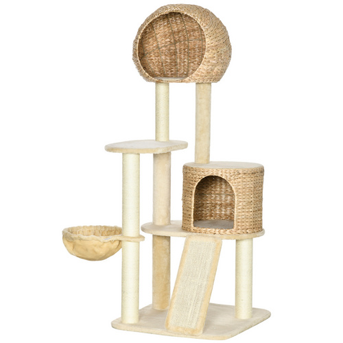 PawHut Kratzbaum, LxBxH: 60 x 60 x 150 cm - beige