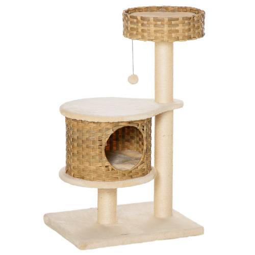 PawHut Kratzbaum, LxBxH: 55 x 47 x 95 cm - natur