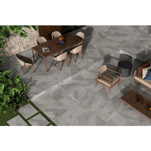 Thumbnail - Mr. GARDENER Terrassenplatte »Slate«, LxBxS: 59,5 x 59,5 x 2 cm, graphit - grau