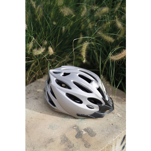 Thumbnail - PROPHETE Fahrradhelm, Inmold, Größe: 58-61 cm, silber-grau