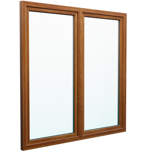 Josef Meeth Fenster und Türen Energiespar-Fenster »76/3 «, 100 x 60 cm (BxH), Dreh-Kipp/Dreh-Kipp - goldfarben
