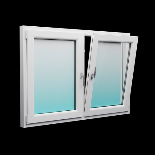 Josef Meeth Fenster und Türen Energiespar-Fenster »76/3 «, 110 x 75 cm (BxH), Dreh-Kipp/Dreh-Kipp - goldfarben