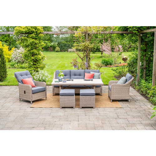 Thumbnail - GARDEN IMPRESSIONS Loungesessel »Milwaukee«, BxH: 67 x 85 cm, Aluminium - beige