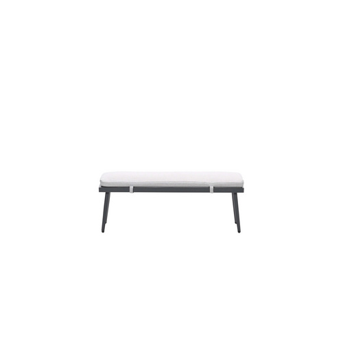 Thumbnail - GARDEN IMPRESSIONS Lounge-Bank »Teramon«, Aluminium, 2-Sitzer, BxHxT: 120 x 43,5 x 40cm - schwarz