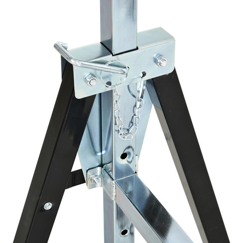 Thumbnail - DURHAND Sägebock, höhenverstellbar, LxBxH: 56 x 68 x 130 cm - schwarz