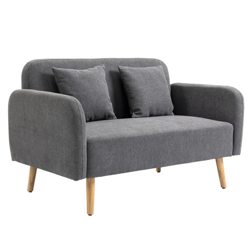 Thumbnail - HOMCOM Sofa, Doppelsofa, LxBxH: 130 x 70 x 80 cm - bunt